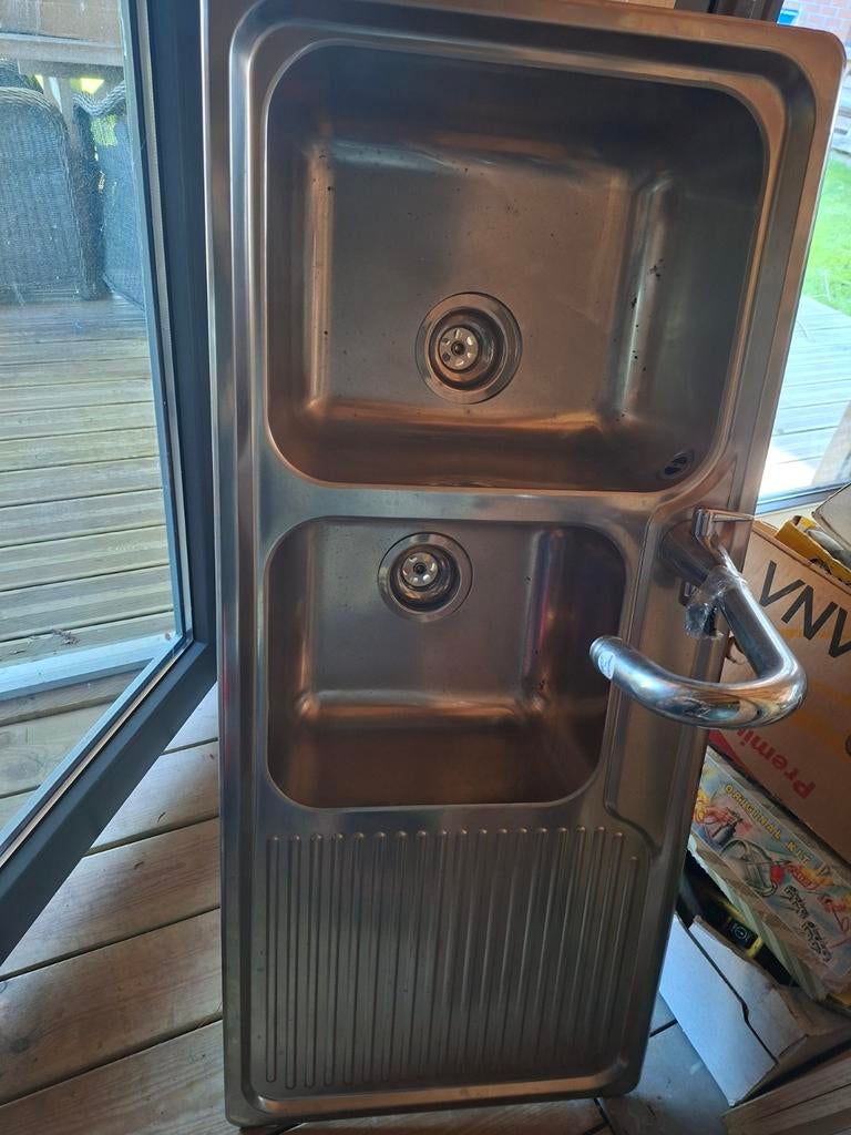 Évier 2 bacs, Maison & Meubles, Enlèvement