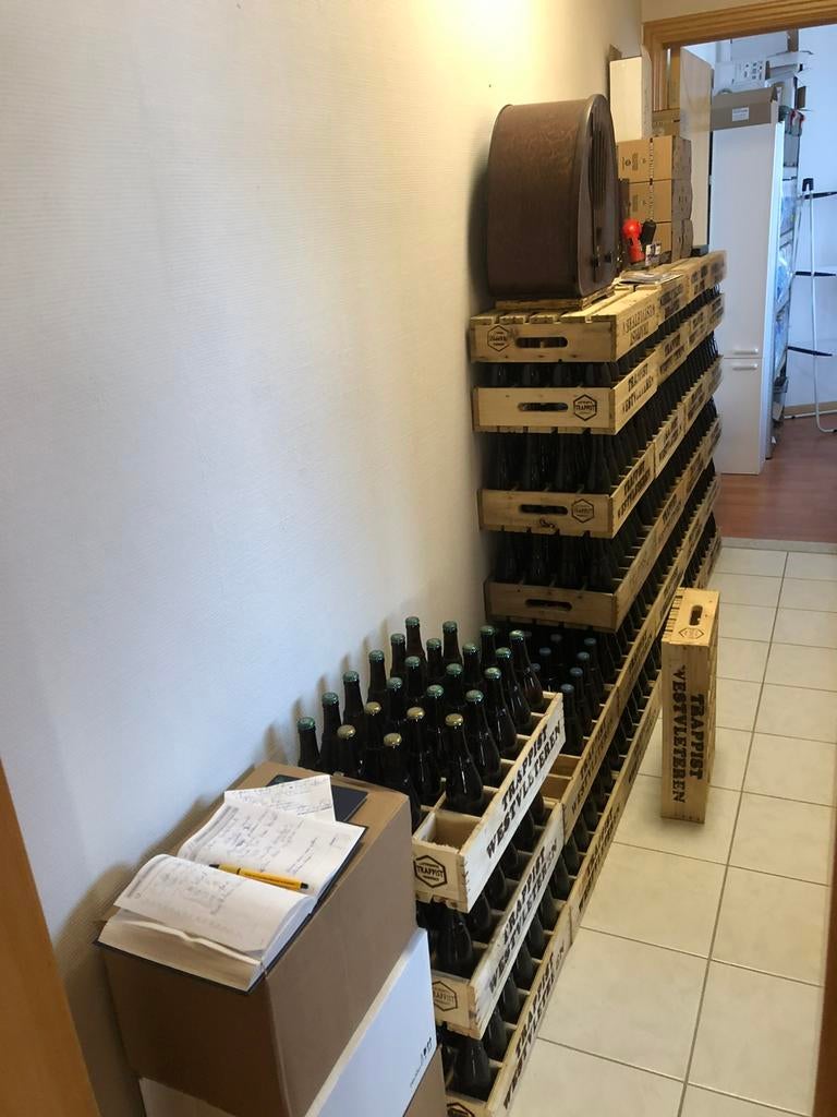 Westvleteren bier 12-8-blond, Verzamelen, Biermerken, Ophalen, Zo goed als nieuw