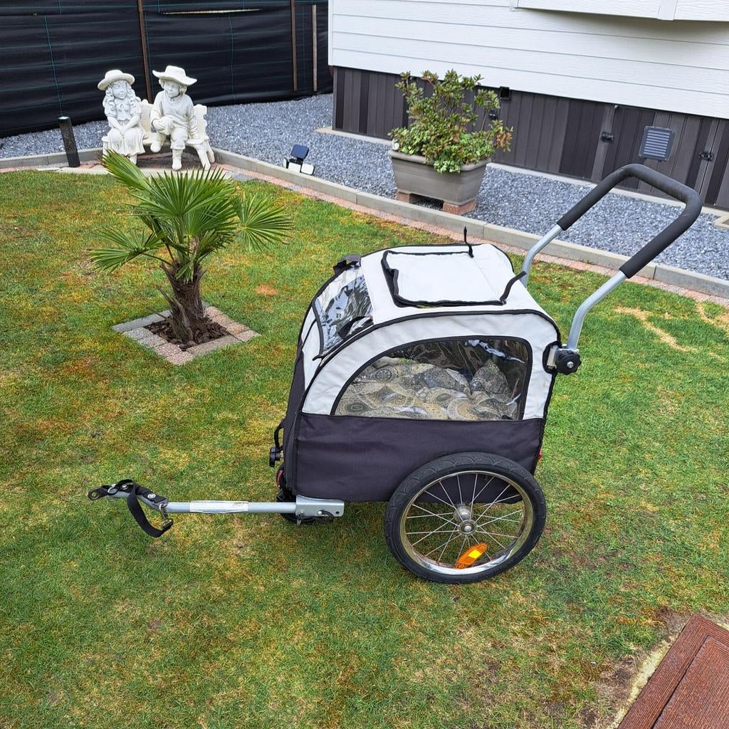 1 grote en 1 klein hondekar voor achter fiets, Ophalen