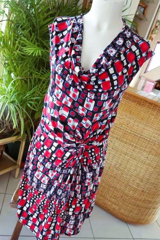 stijlvol vintage dressing fantastische jurk, Maat 38/40 (M), Vintage Dressing, Ophalen of Verzenden, Gedragen