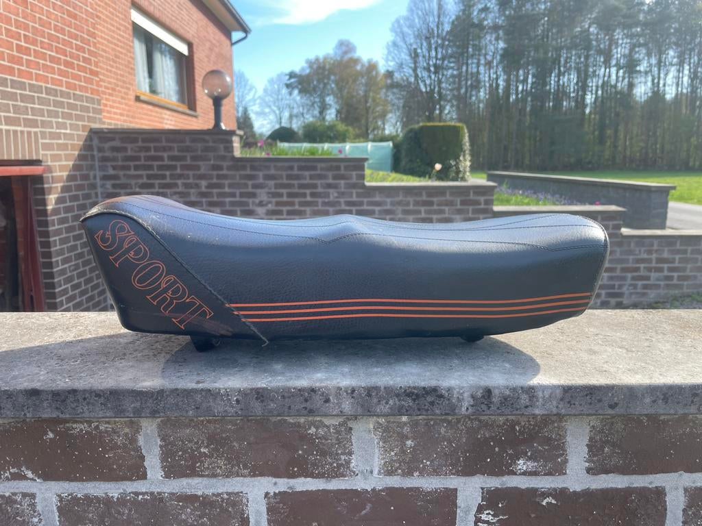 Retro bromfiets sportzadel, Enlèvement, Utilisé, Selle