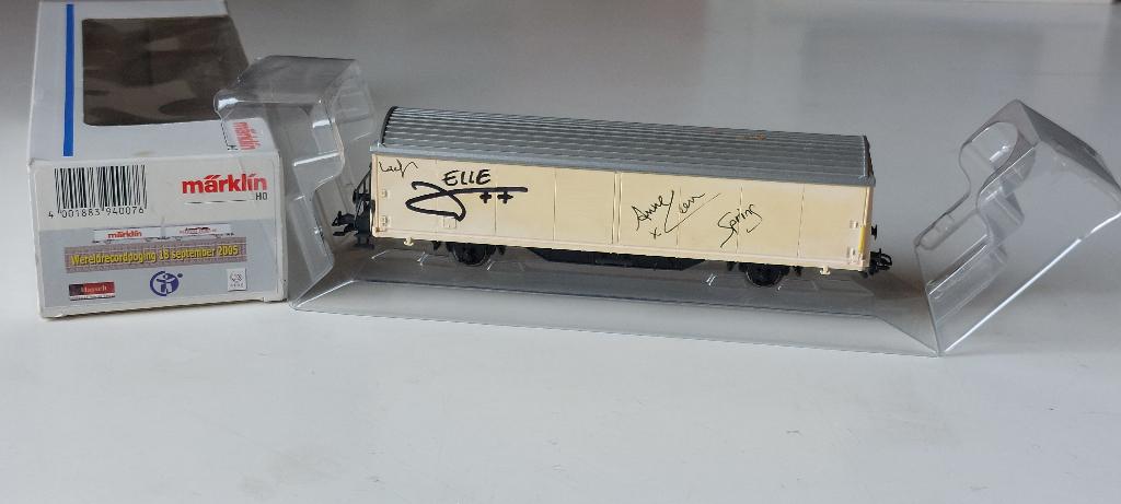 MARKLIN WERELDRECORDPOGING 18/09/2005 HO*AC* V2, Analogique, Courant alternatif, Wagon, Comme neuf