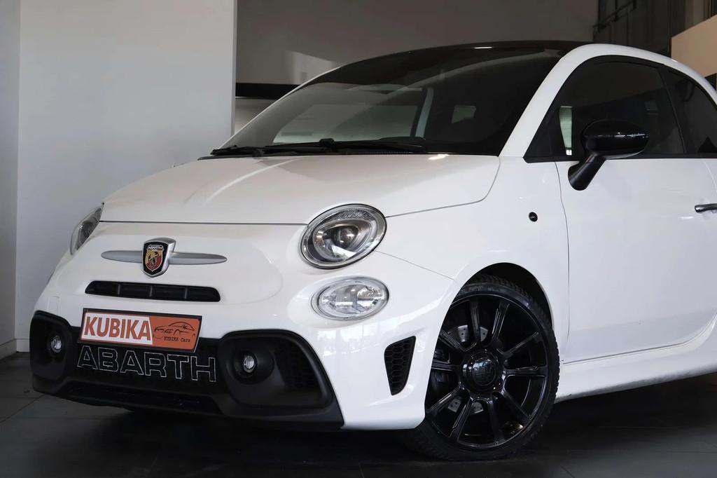 Abarth 595 Turismo 595 1.4 T-Jet Turismo Navi Airco Garantie, Auto's, 4 zetels, Gebruikt, 4 cilinders, Wit