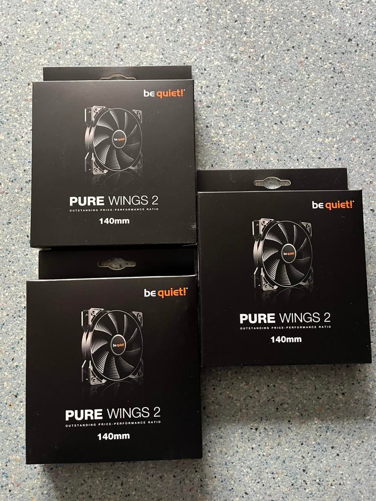 3 Ventilateurs Pc Bequiet, Enlèvement ou Envoi, Neuf, Refroidisseur ordinateur à air