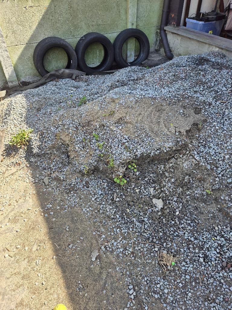 Blauwe steentjes, kiezels (klein), Ophalen, Gebruikt