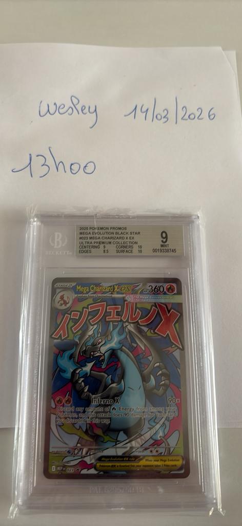 RARE : Mega Charizard X EX #023 — BGS 9 MINT, Hobby & Loisirs créatifs, Jeux de cartes à collectionner | Yu-gi-Oh!, Comme neuf