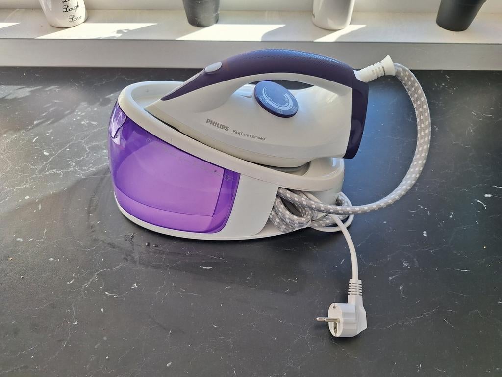 Philips strijkijzer met stoomgenerator, Elektronische apparatuur, Strijkijzers en Strijkplanken, Ophalen, Gebruikt, Strijkijzer met snoer
