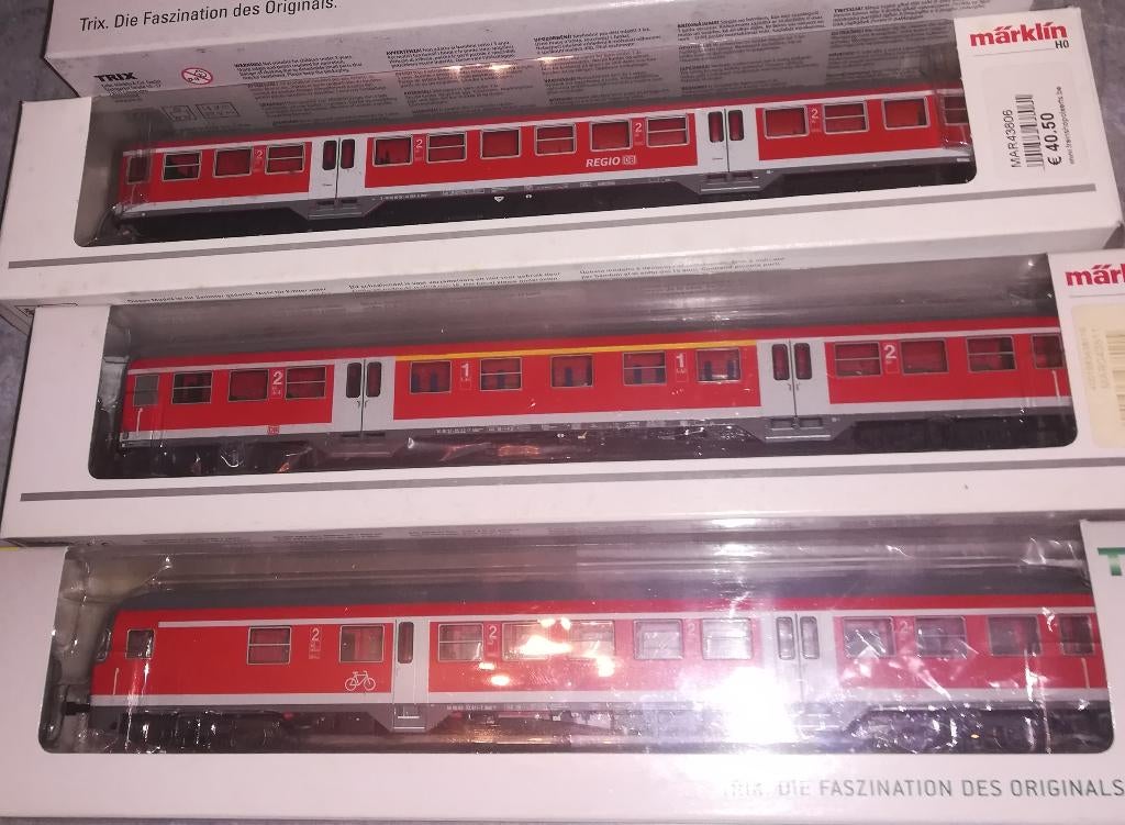 Ensemble TRIX Marklin DB AG REGIO ZÜG DC CONTINU, Hobby & Loisirs créatifs, Enlèvement ou Envoi, Trix, NS, Set de Trains