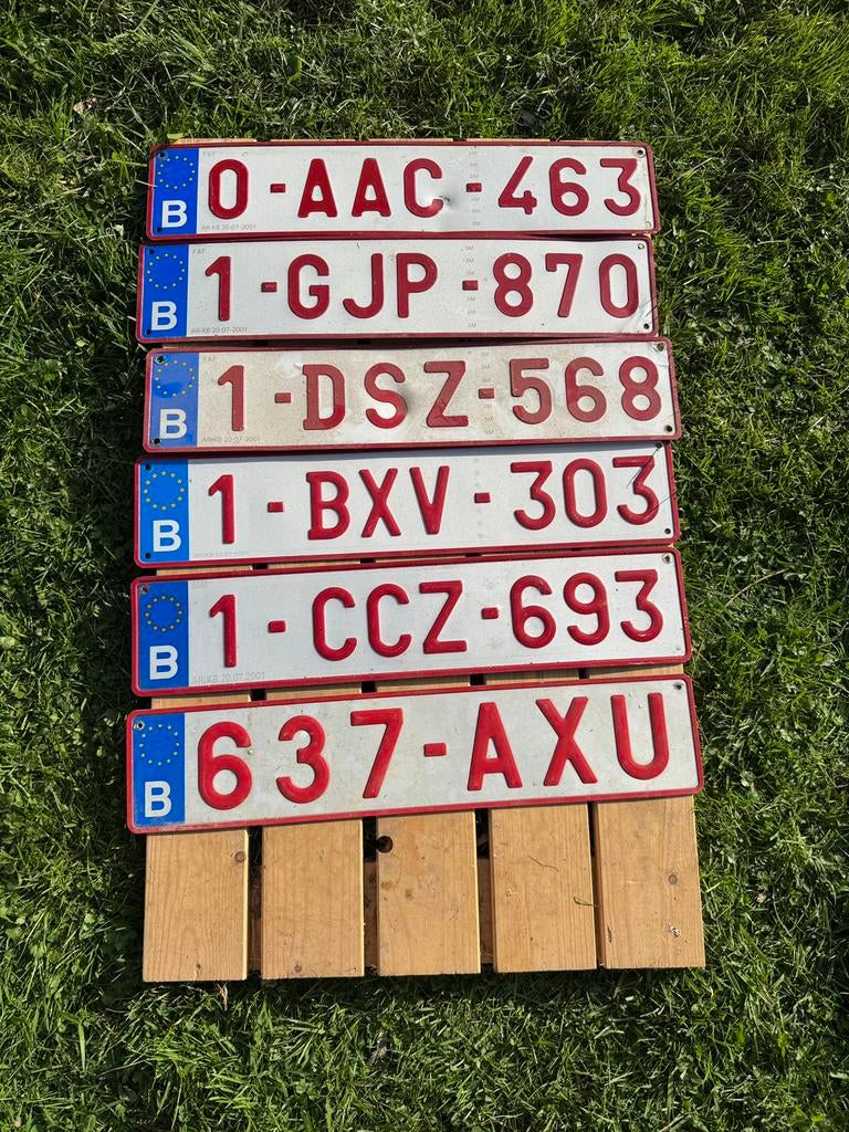 Plaque voiture, Autos : Divers, Enlèvement, Utilisé