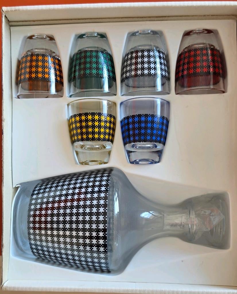 Service à liqueur vintage cristallerie d'Arques, Antiquités & Art, Enlèvement