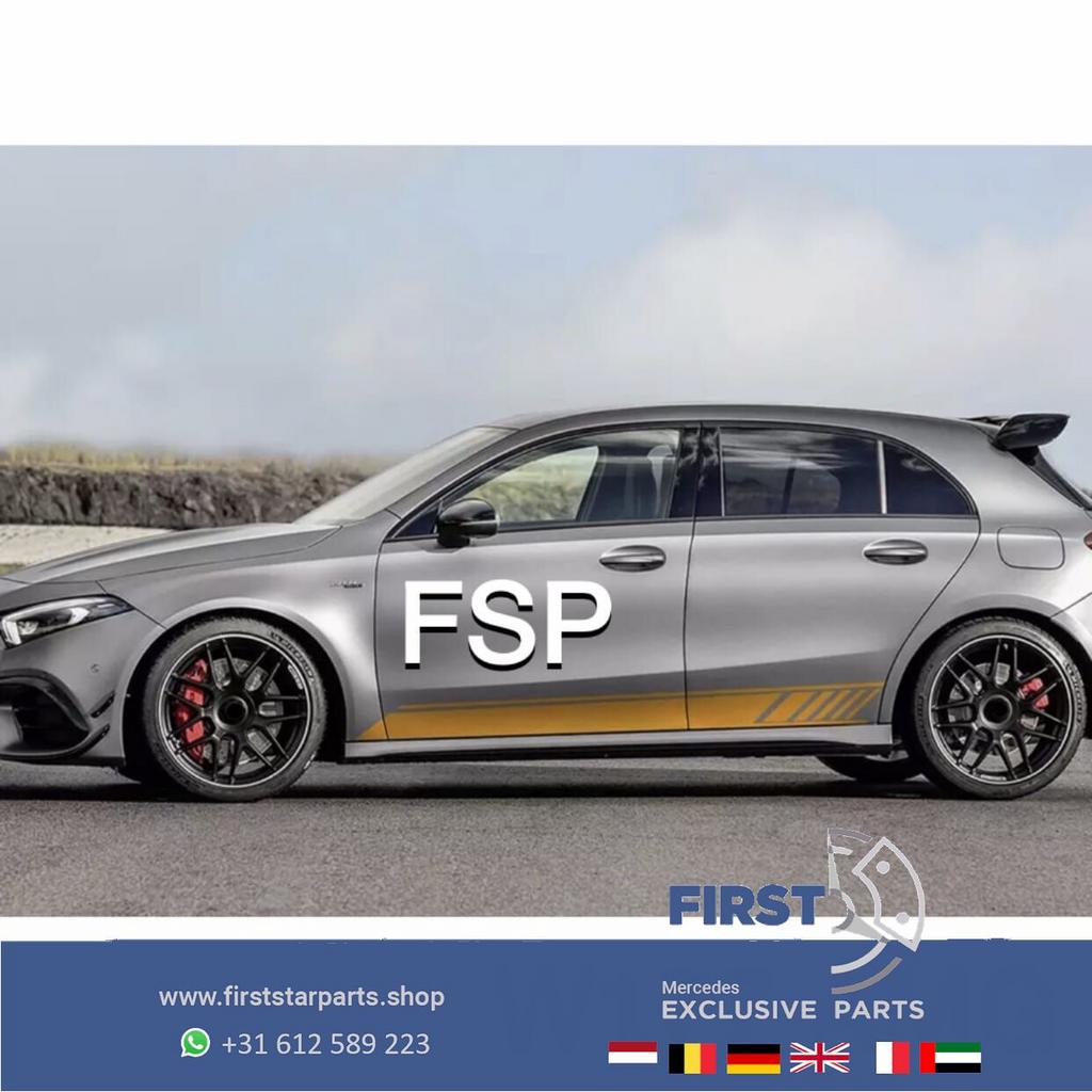 W177 A45 AMG STICKER SET STRIPING ZWART / GEEL / GRIJS / WIT, Enlèvement ou Envoi, -, -, -