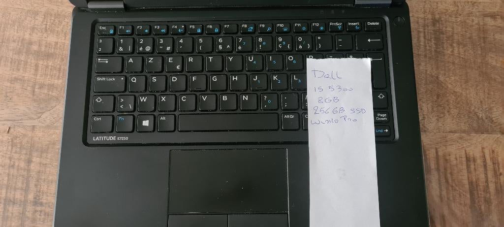 Dell Latitude E7250, Enlèvement ou Envoi, 12 pouces, 8 GB, SSD