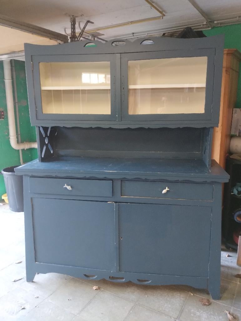 Meuble vaisselier, Enlèvement, Utilisé, Chêne, Avec tablette(s)