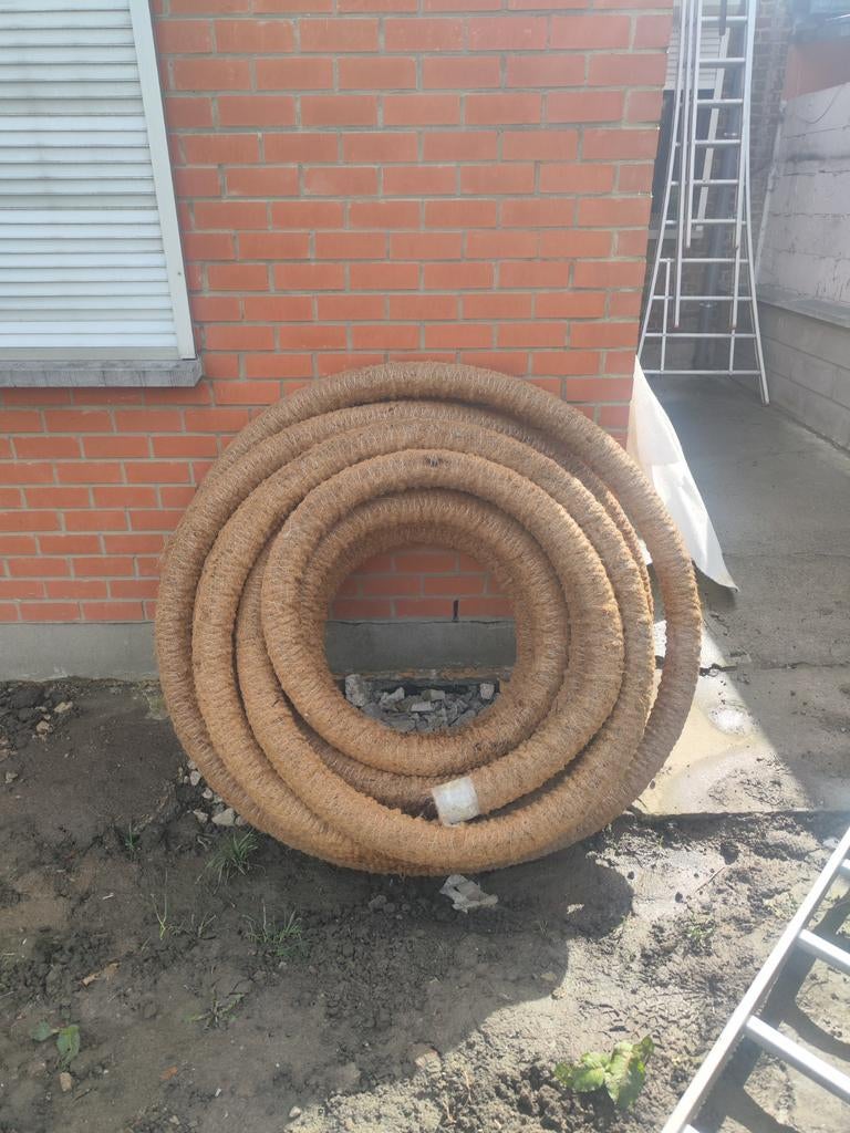 Drain en laine de coco 40M diamètre 80, Bricolage & Construction, Tuyaux & Évacuations, Enlèvement