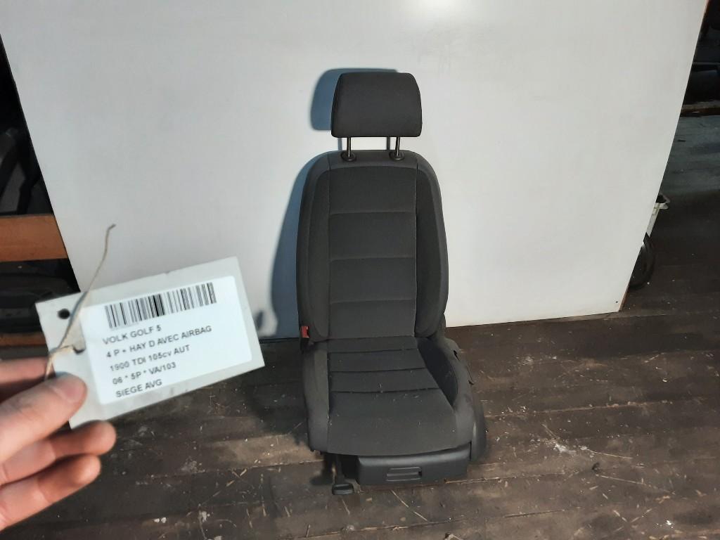 SIEGE AVANT GAUCHE ( CONDUCTEUR ) Volkswagen Golf V (1K1), Volkswagen, Mevr. I. Hauben, Utilisé, Rue de l'Espoir 34 34
4030  GRIVEGNÉE, BE