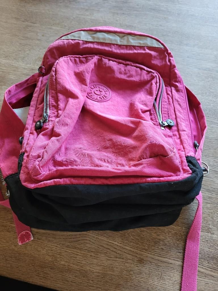 Roze Kipling rugzak, Ophalen of Verzenden, Gebruikt, Roze, Rugtas