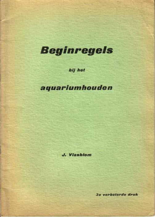 (d55) Beginregels bij het aquariumhouden, Boeken, Dieren en Huisdieren, Verzenden, Gelezen