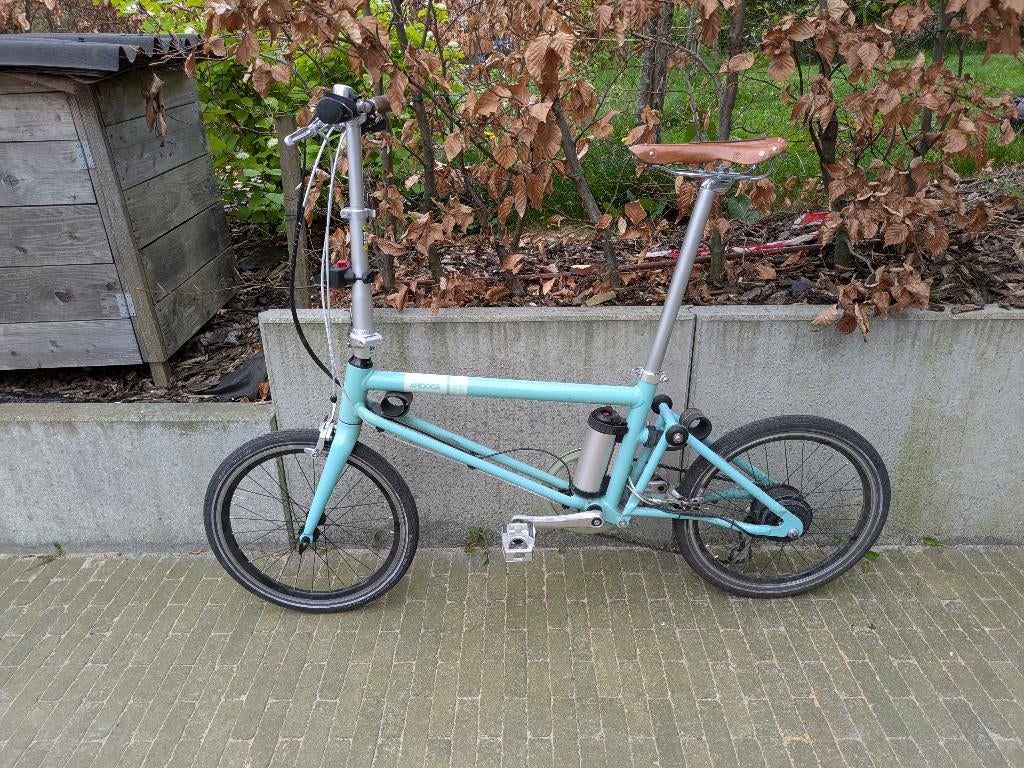 Ahooga opvouwbare 24V vouwfiets met tas, Ophalen, Gebruikt, Totaal opvouwbaar, Overige merken