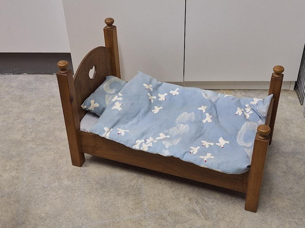 oud houten poppenbedje, jaren 70, Ophalen of Verzenden