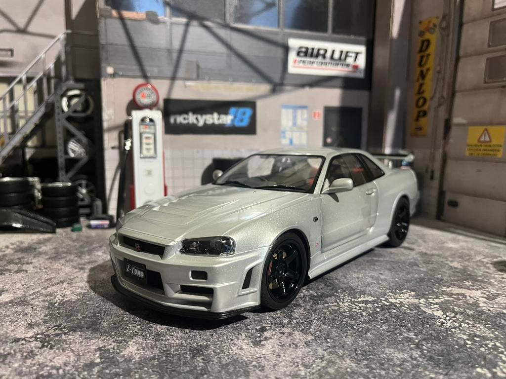 1:18 Nissan Skyline GT-R R34 - nieuw in doos, Ophalen of Verzenden, Zo goed als nieuw, Auto, Solido