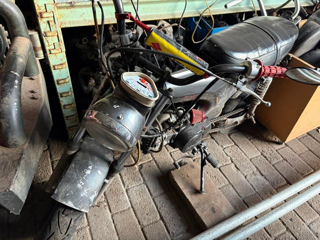 Dax skyteam met bak onderdelen, Fietsen en Brommers, Ophalen, Gebruikt, Klasse A (25 km/u), 4 versnellingen