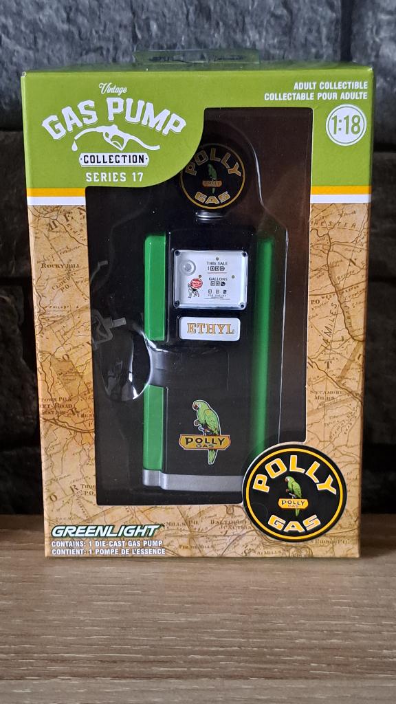 POMPE à essence polly gas 1/18ème, Neuf, Autres marques, Enlèvement ou Envoi, Voiture