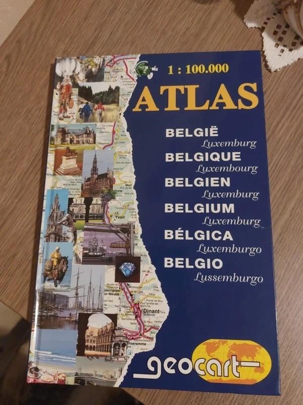 Atlas van België en Luxemburg / Geocart, Ophalen of Verzenden, Zo goed als nieuw, België, Overige atlassen