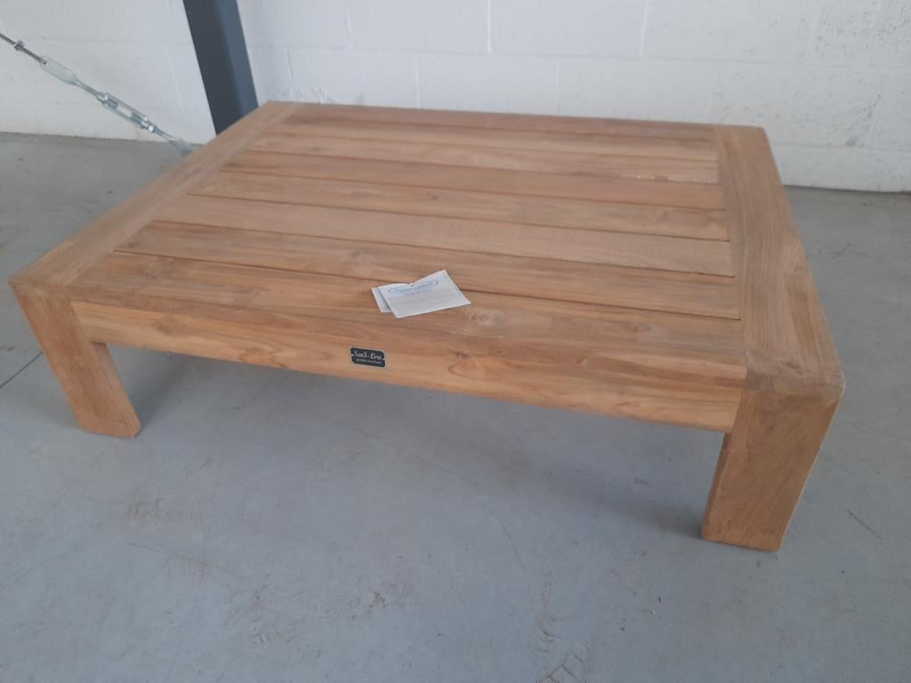 Davinci coffee table teak nieuw, Ophalen, Teakhout