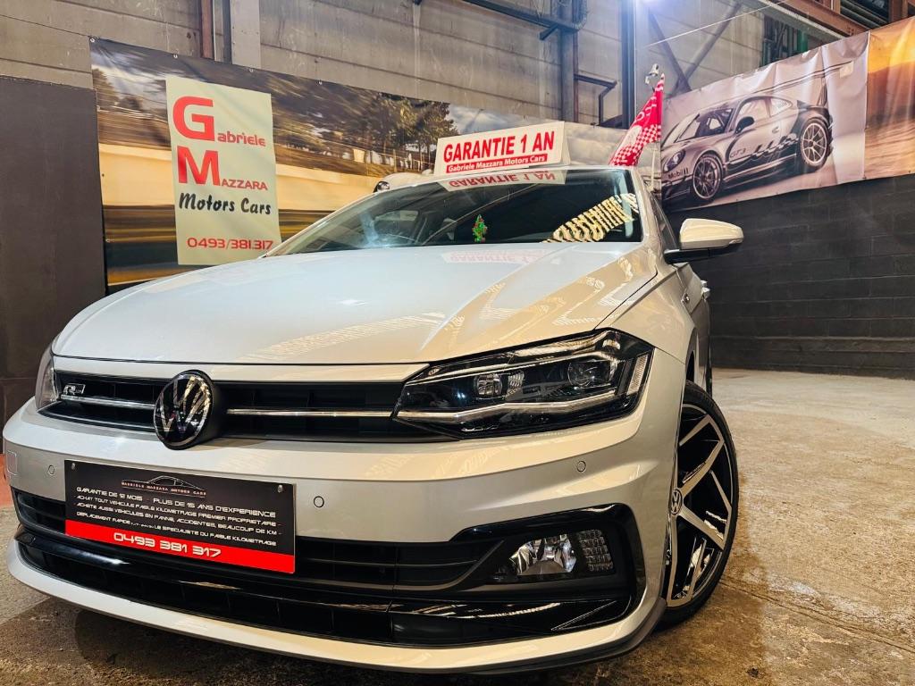 Volkswagen Polo 1.0i R-Line CarPlay GPS LED, Autos, Argent ou Gris, Achat, Pack sport, Euro 6