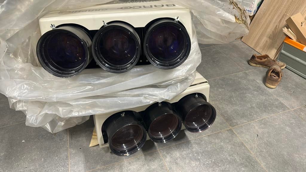 Projecteur Barco graphics 801, Ophalen, Gebruikt, Beamertafels