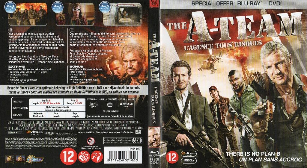 the a team (blu-ray) nieuw, Cd's en Dvd's, Ophalen of Verzenden, Zo goed als nieuw, Actie