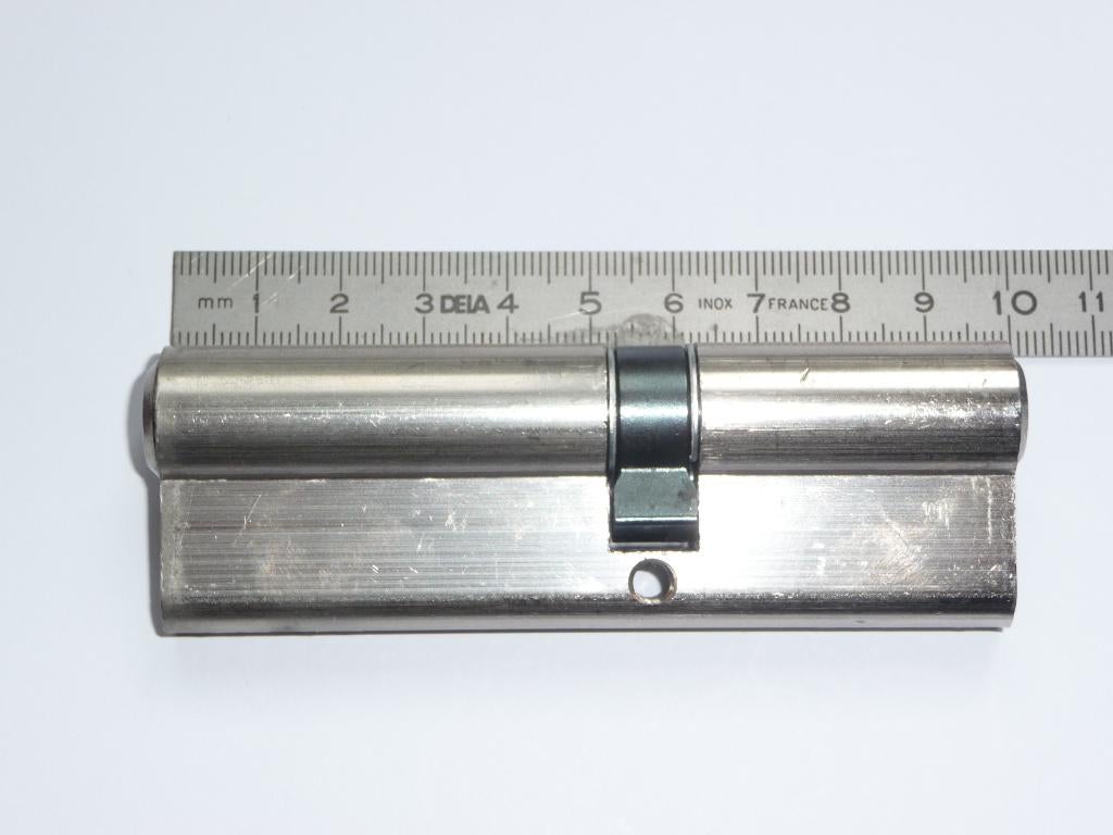 cilinderslot SOBINCO, Doe-het-zelf en Bouw, Hang- en Sluitwerk, Ophalen, Zo goed als nieuw, Inox, Slot