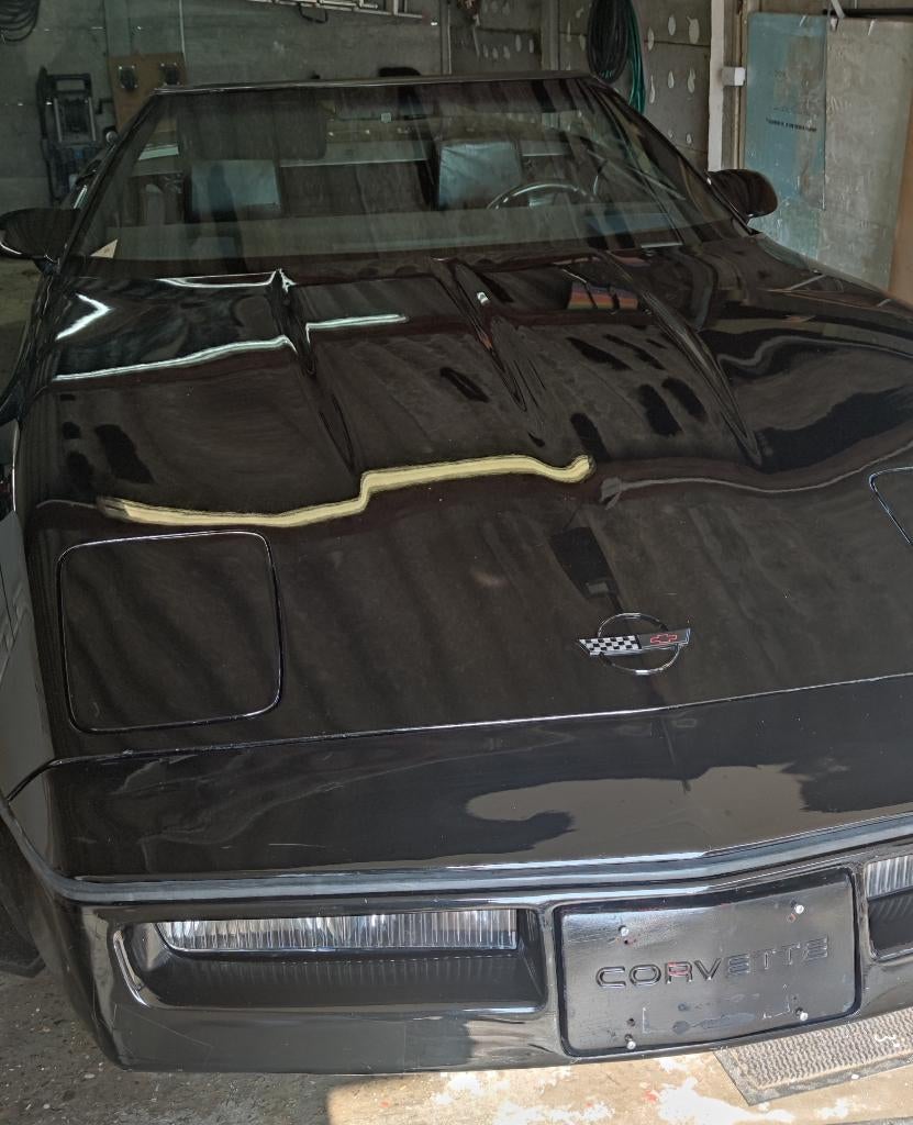 corvette c4, Auto's, Chevrolet, Automaat, Zwart, Cabriolet, Zwart