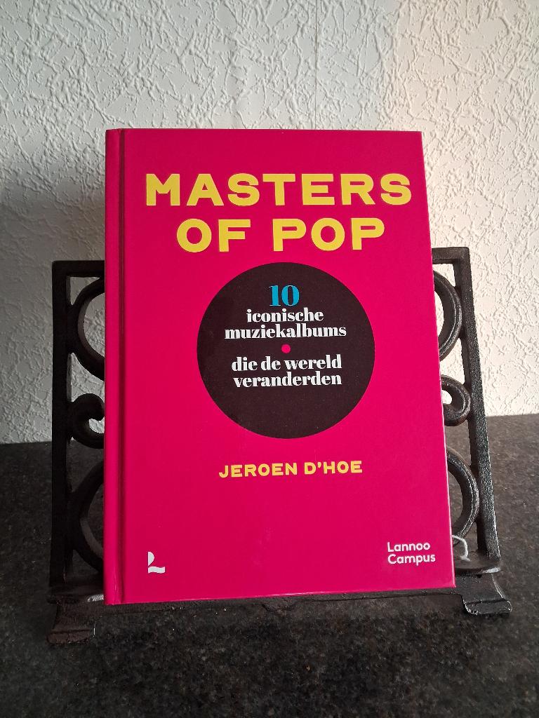 Jeroen D'Hoe, 'Masters of Pop: iconische albums', ALS NIEUW!, Ophalen, Zo goed als nieuw, Overige onderwerpen, DIVERSEN