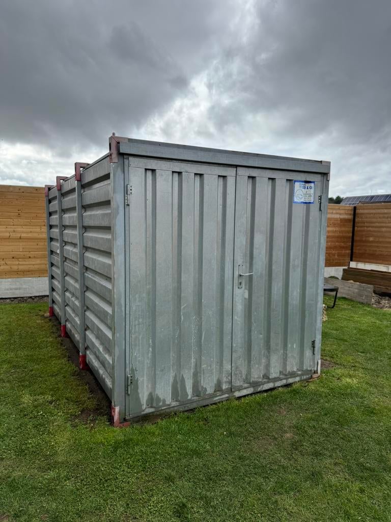 Container met rekken, Enlèvement, Utilisé