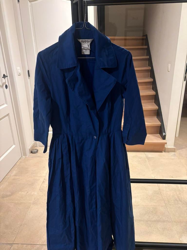 Maxmara jurk maat 40 S/M, Kleding | Dames, Ophalen, Zo goed als nieuw, Maat 38/40 (M), Blauw