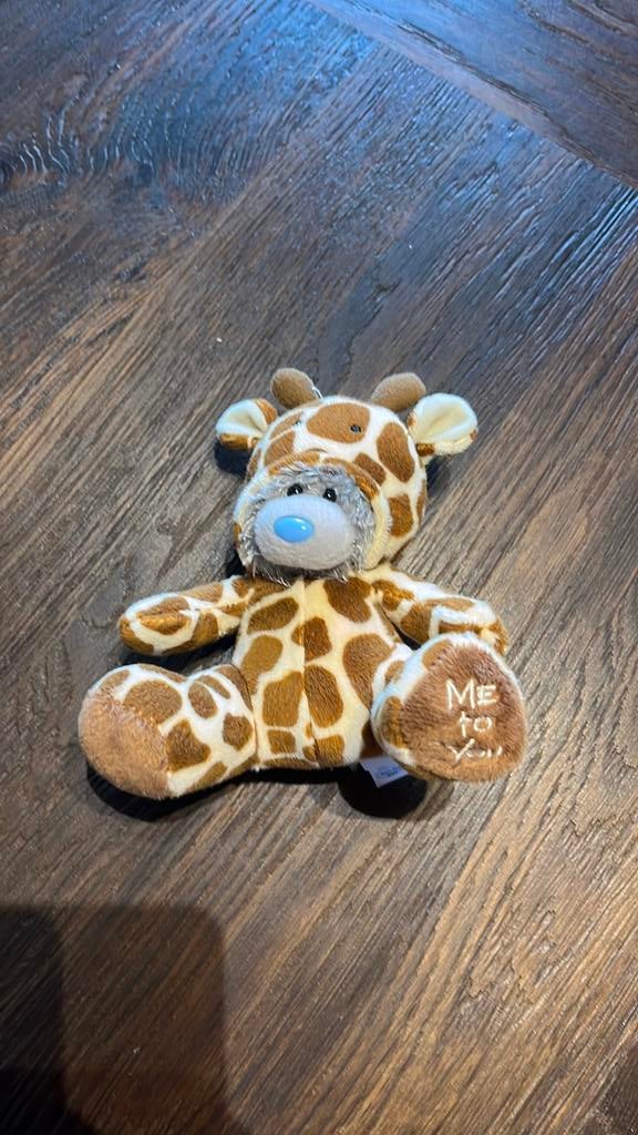 Me to You - Plushie giraf, Kinderen en Baby's, Ophalen of Verzenden, Zo goed als nieuw, Beer