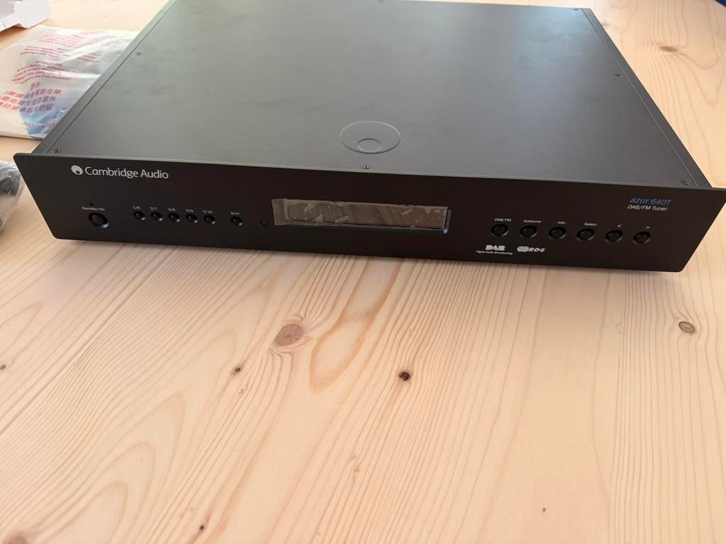 Cambridge Audio AZUR 640T, RDS Digital FM Tuner, Black, TV, Hi-fi & Vidéo, Enlèvement ou Envoi, Neuf