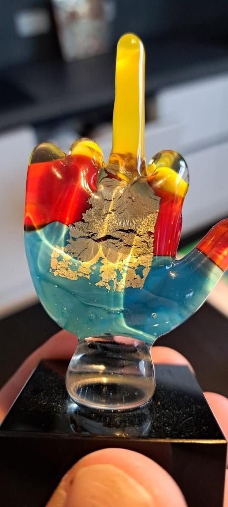 Kunstobject (uniek stuk) in Murano-glas, Ophalen of Verzenden