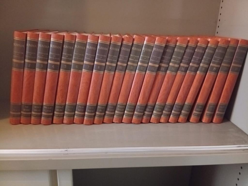 SUMMA Encyclopedia in woorden & kleur 1-21 set, Ophalen, Zo goed als nieuw