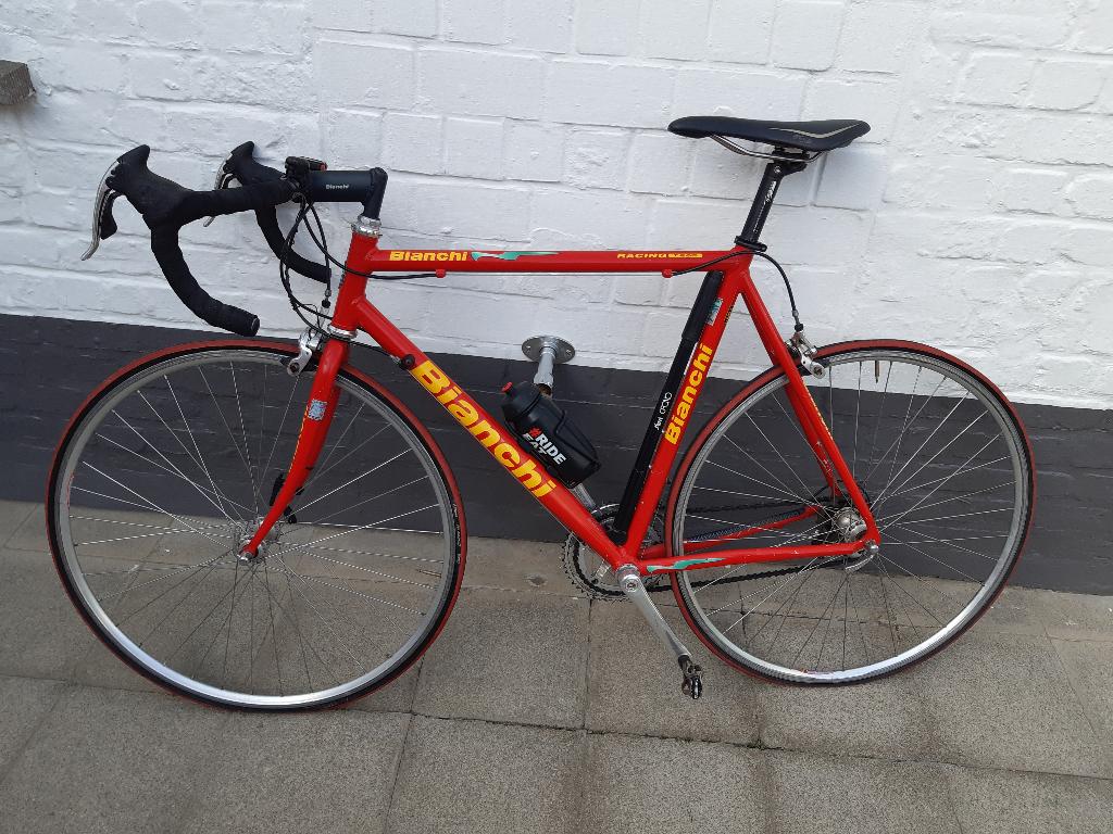 racefiets bianchi rood, Ophalen, Gebruikt, 53 tot 57 cm, Minder dan 10 versnellingen