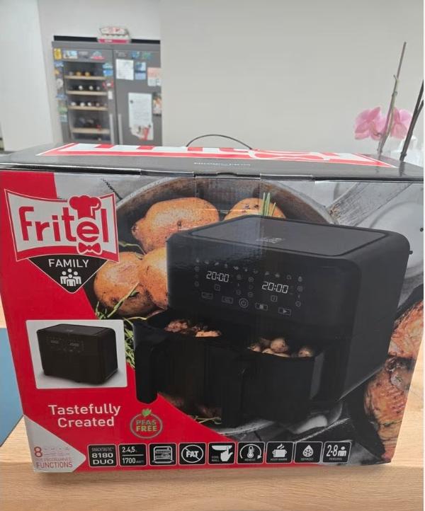 Fritel SnackTastic 8180 Nieuw in doos, Ophalen of Verzenden, Nieuw, Airfryer XXL, 1000 t/m 1499 gram