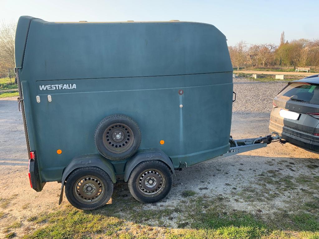 Van 2 chevaux WESTFALIA, Animaux & Accessoires, Enlèvement, Polyester, Remorque 2 chevaux