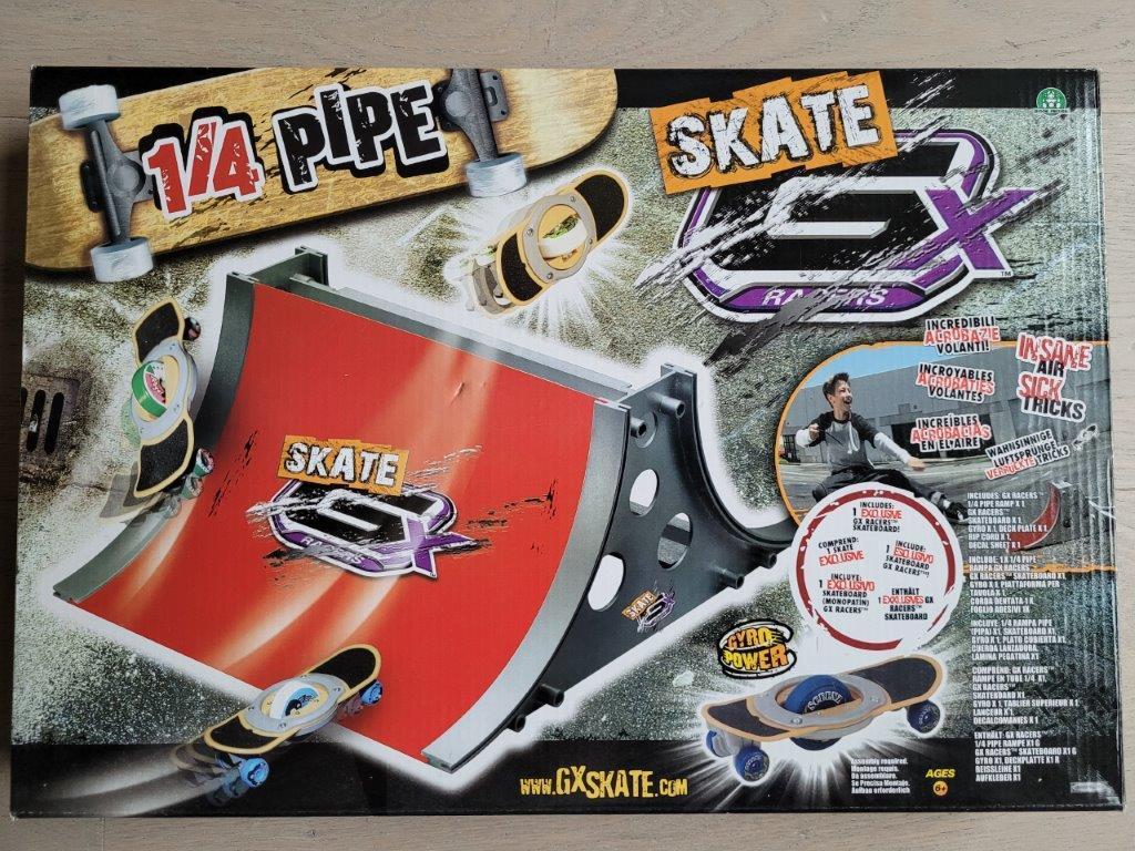 GX fingerskate mini skate board ramp, Kinderen en Baby's, Speelgoed | Racebanen, Ophalen of Verzenden, Zo goed als nieuw, Handmatig