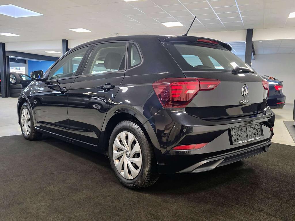 Volkswagen Polo 1.0 TSI Style DSG+Camera+Carplay+GPS 1ste ei, Auto's, Stof, Gebruikt, 95 pk, Zwart
