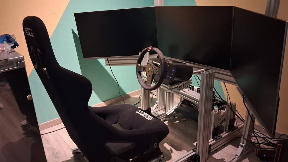 Setup simracing complet, Games en Spelcomputers, Games | Pc, Ophalen, Gebruikt, 1 speler, Virtual Reality