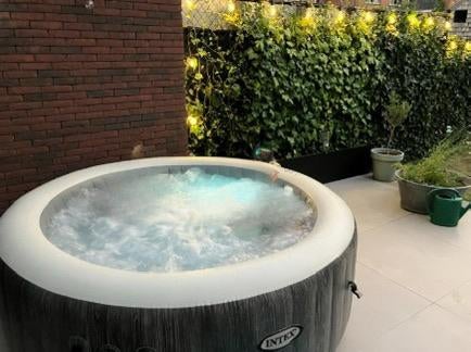 Jacuzzi Intex PureSpa Greywood Deluxe – 4 personen, Ophalen, Zo goed als nieuw