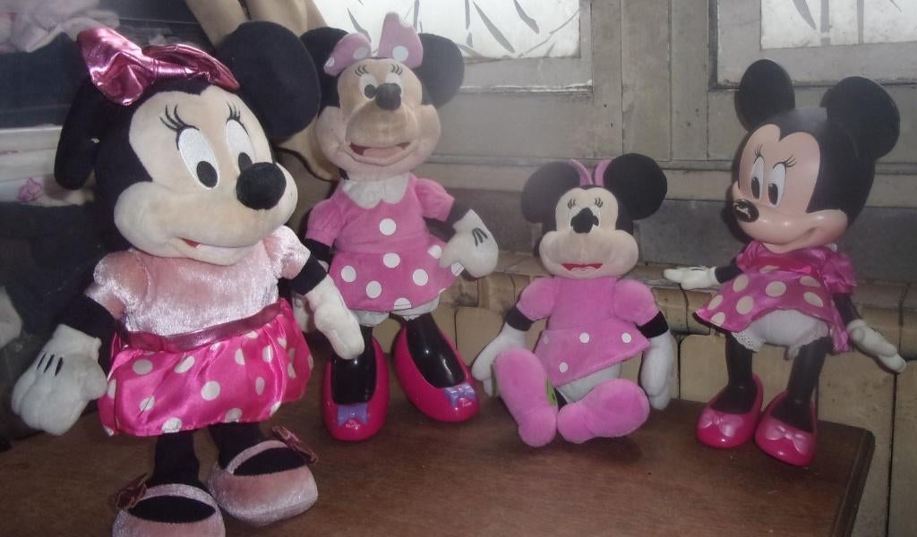 lot 7 poupées peluches Minnie, Enlèvement ou Envoi