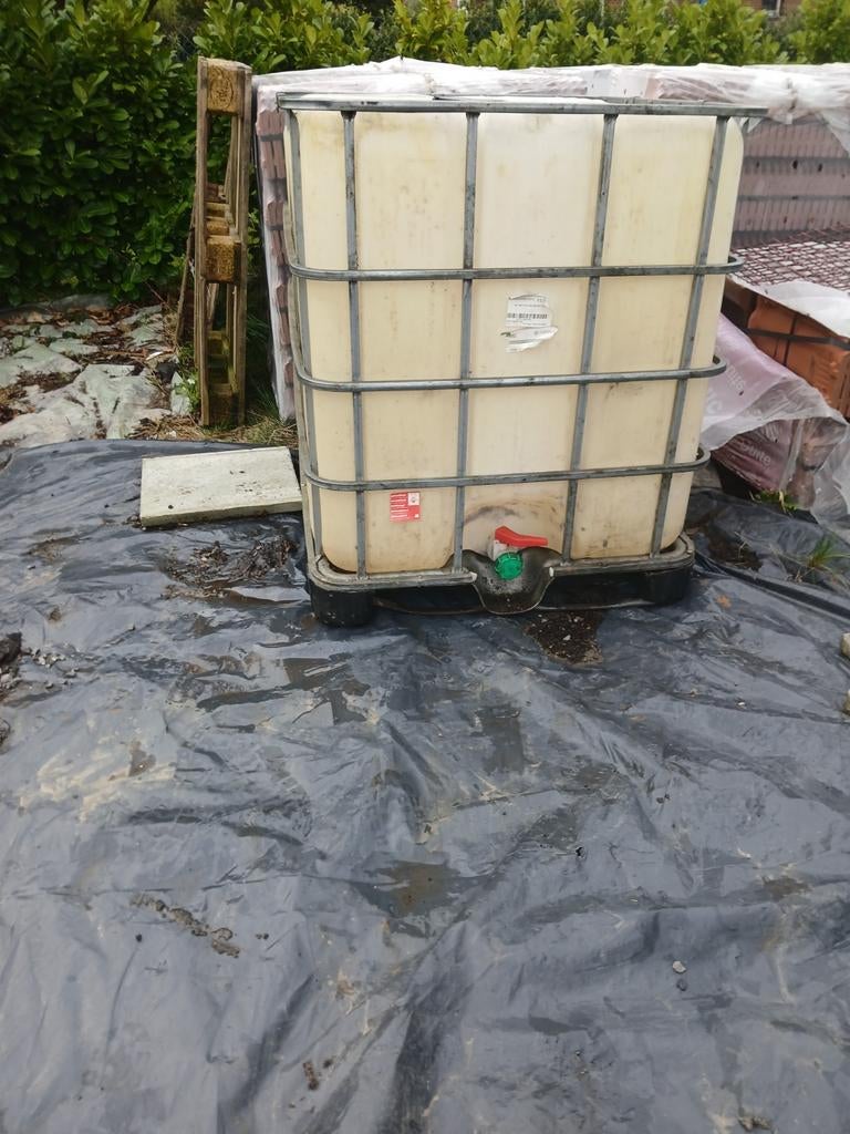 Cuve 1000l, Enlèvement