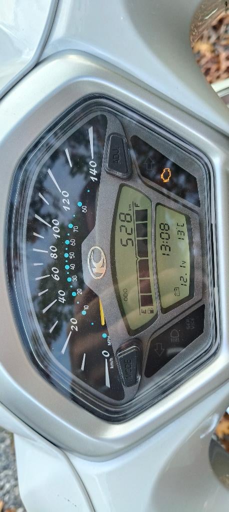 kymco 125 cc like wit 528km, 125 cm³, Comme neuf, Enlèvement, Like